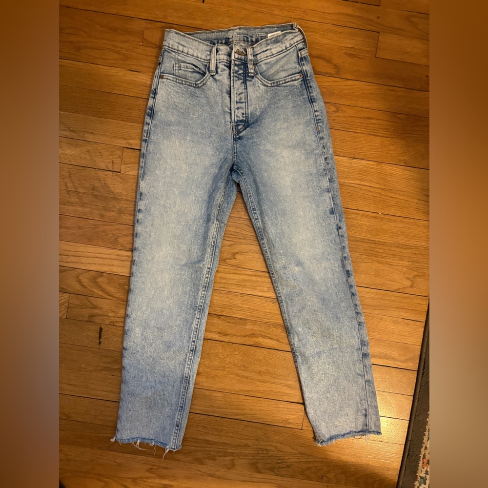 Old Navy Women's Light Blue high waist straight  Jeans